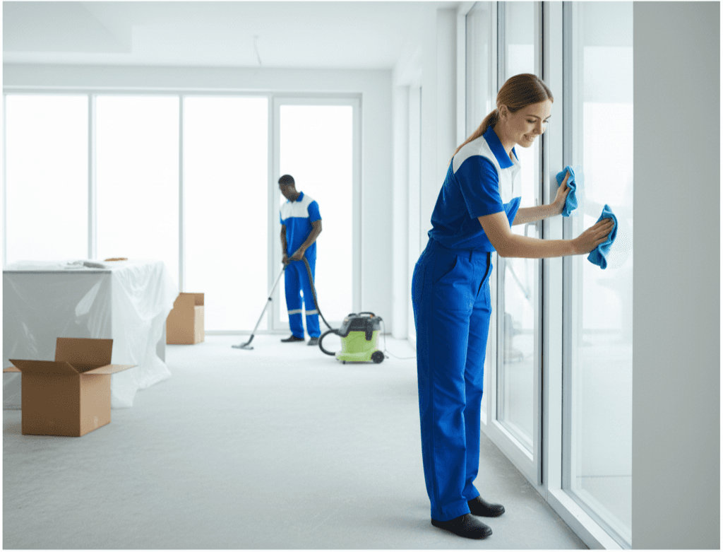 Nettoyage après construction